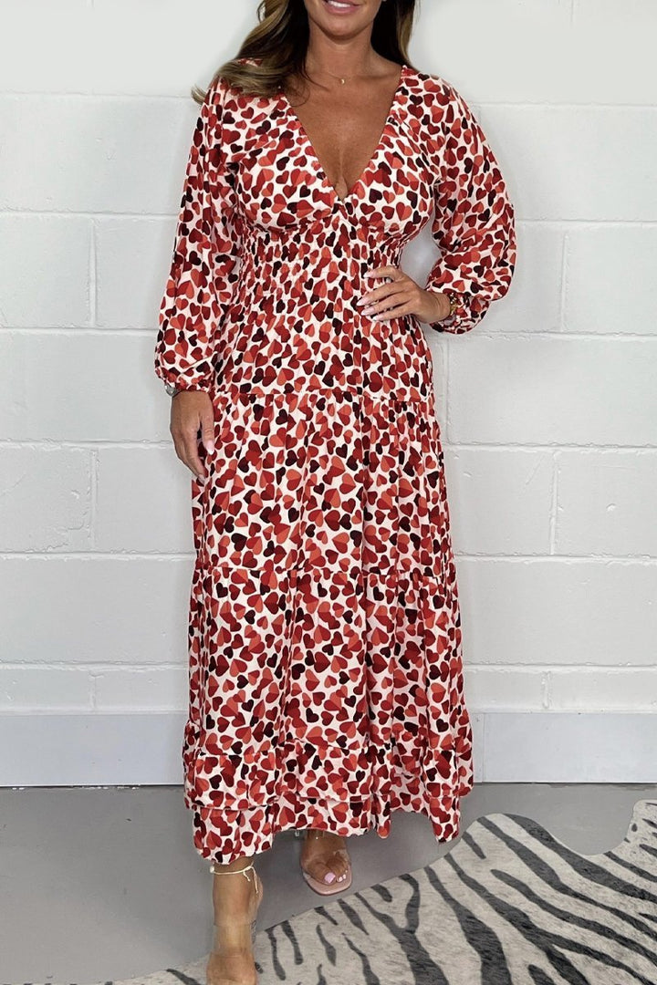 Gaelle™ | Smocked Midi Kjole